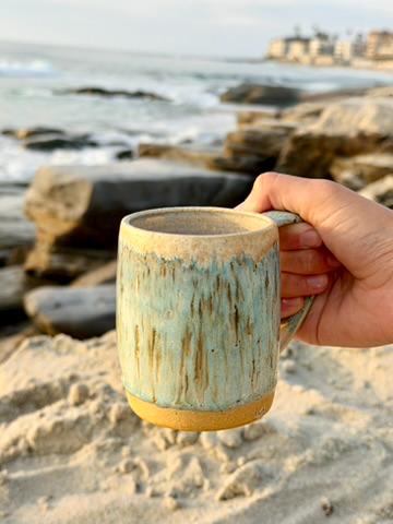 Heron Blue Ceramic Mug — view 4