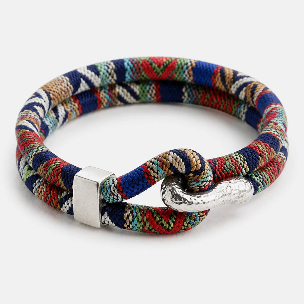Shoal Brown Cotton Bracelet — view 2