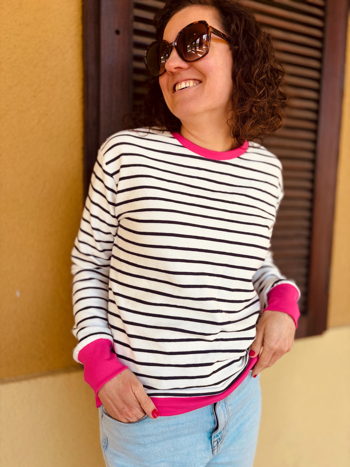Salkehatchie Pink Sweater — view 5