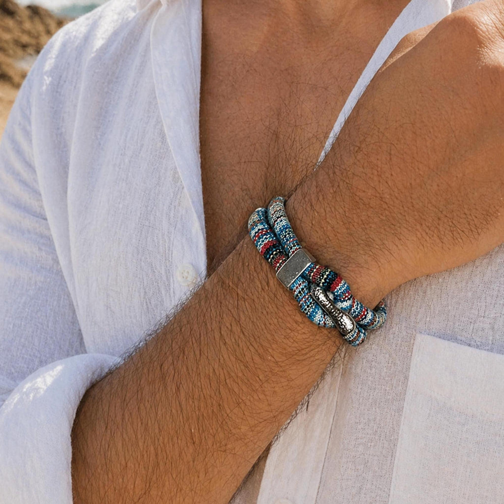 Shoal Brown Cotton Bracelet — Low Country Marine
