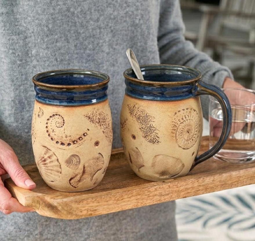 Foredeck Orange Ceramic Mug — view 2