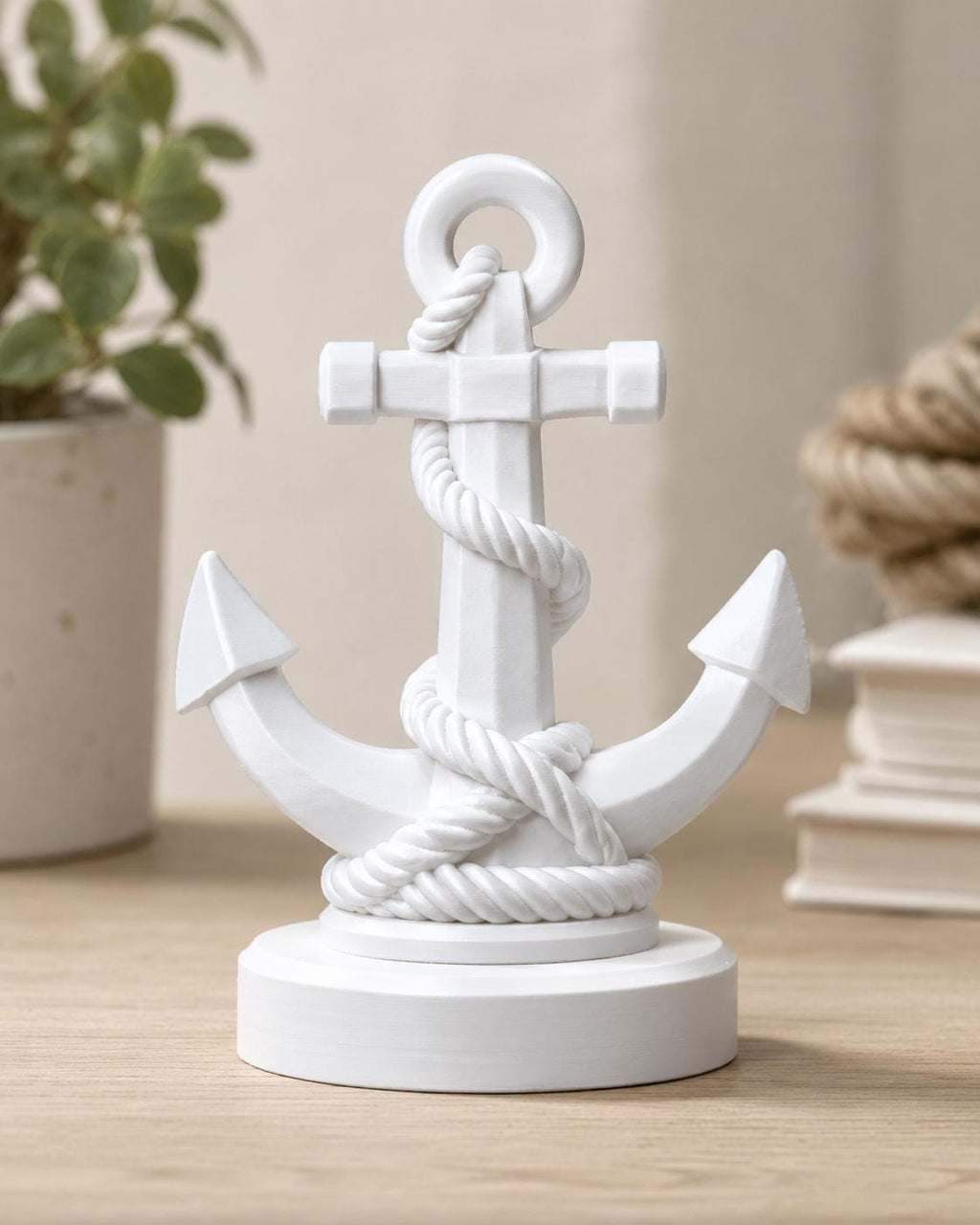 Bonito Navy Rope Anchor Decor — view 3