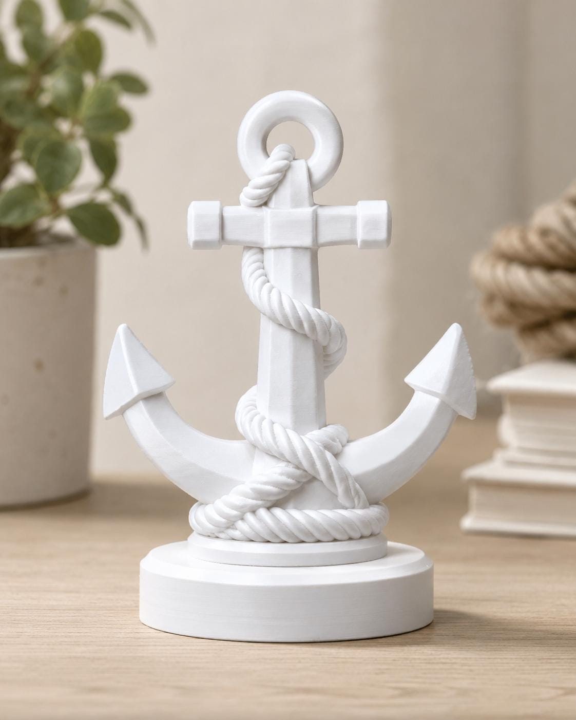 Bonito Navy Rope Anchor Decor — view 3