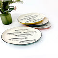 Schooner White Sardine Serving Platter — Low Country Marine