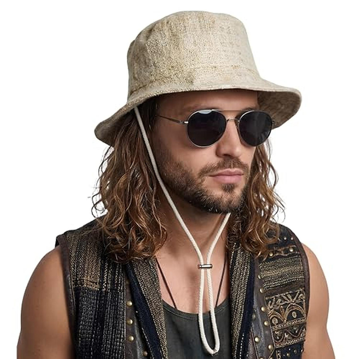 Galley Beige Bucket Hat — view 3