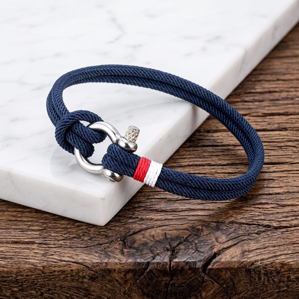 Capstan Navy Rope Bracelet — view 4
