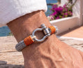 Wahoo Orange Rope Bracelet — Low Country Marine
