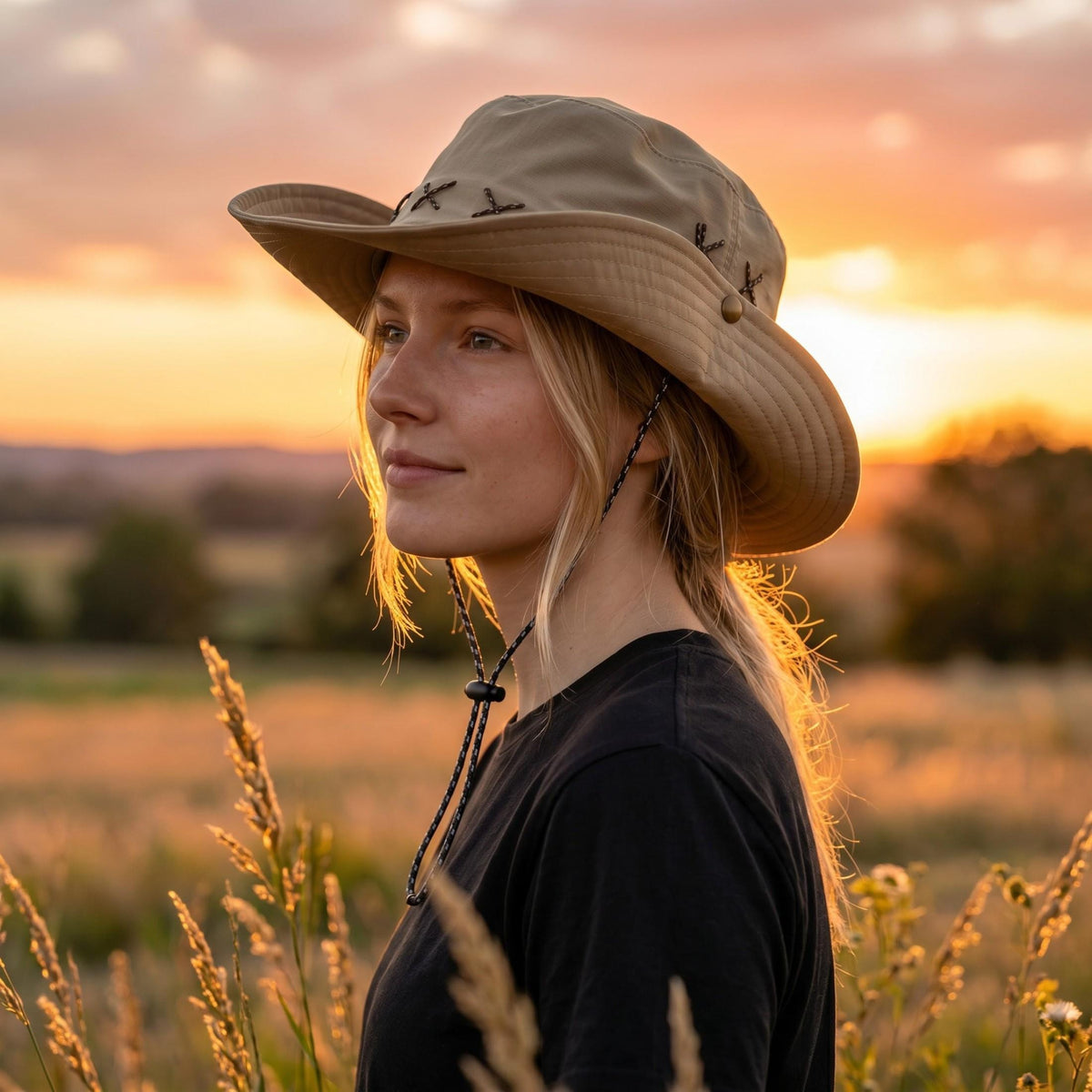 Windward Gray Cotton Bucket Hat — view 3