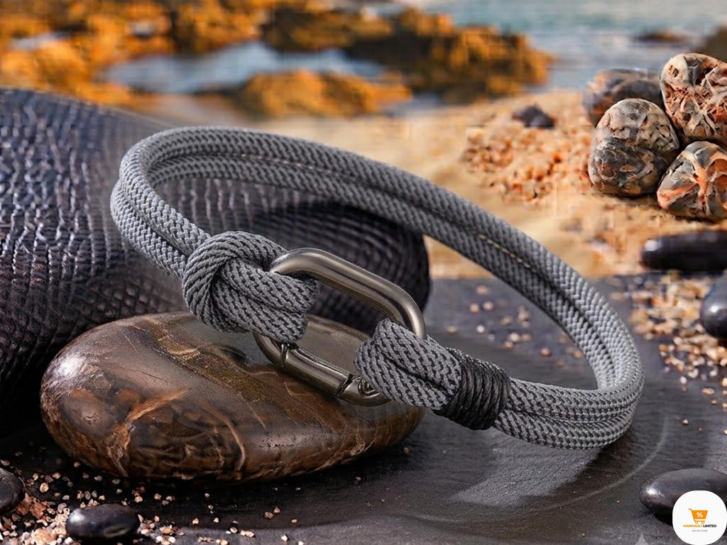 Oyster Blue Rope Bracelet — view 5