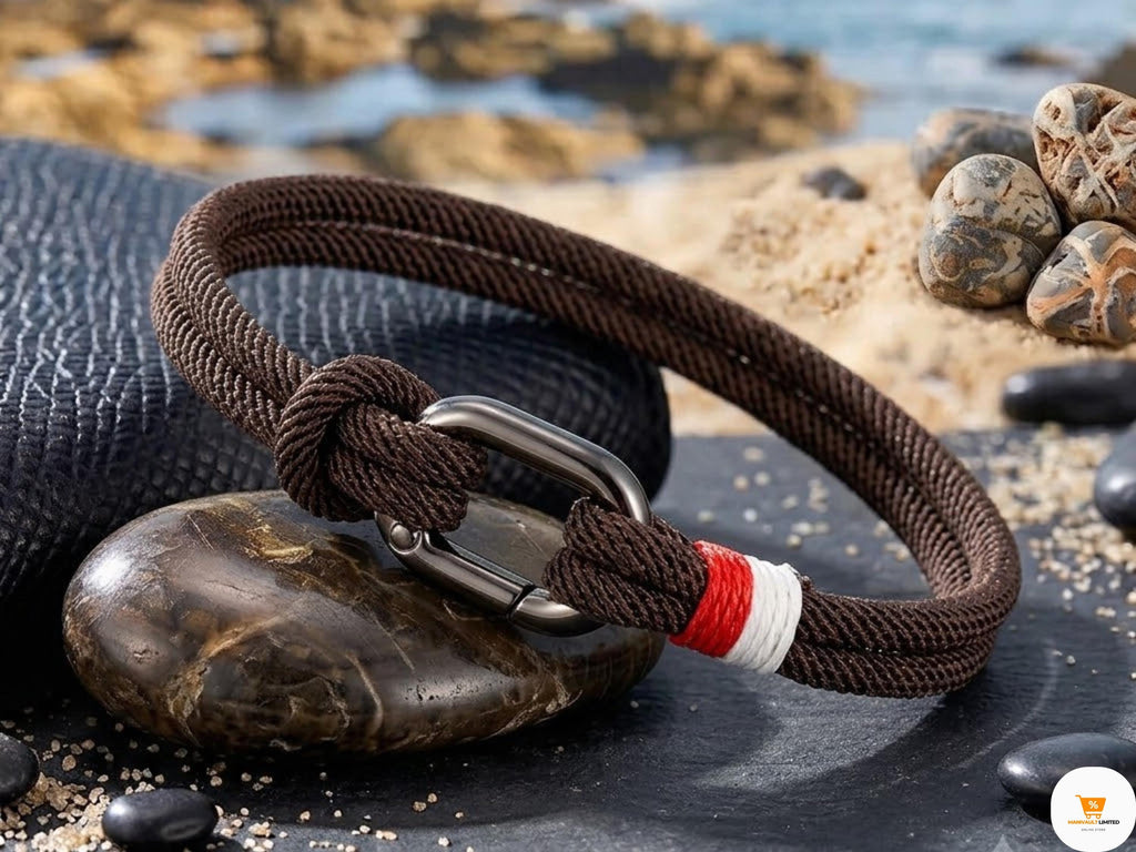 Oyster Blue Rope Bracelet — view 2