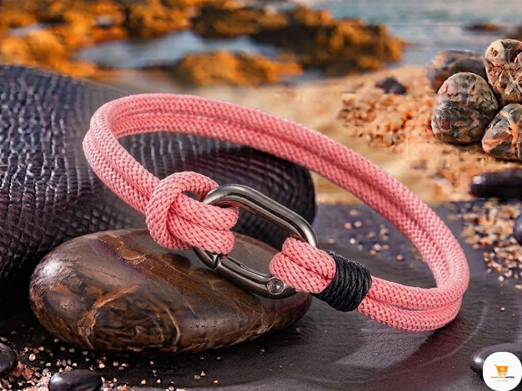 Oyster Blue Rope Bracelet — view 3
