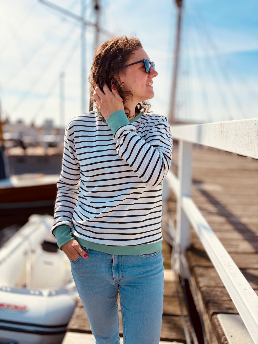 Saltmarsh Mint Sweater — view 6