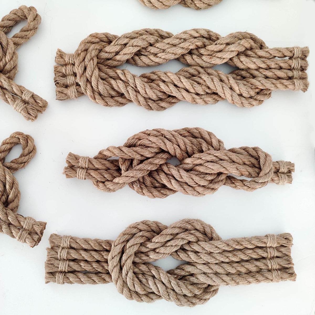 Fripp White Rope Knot Decor — view 5
