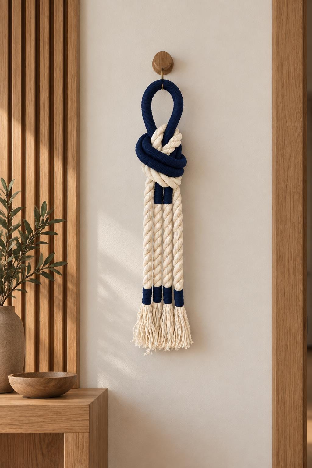 Sunset Navy Cotton Nautical Wall Decor — Low Country Marine