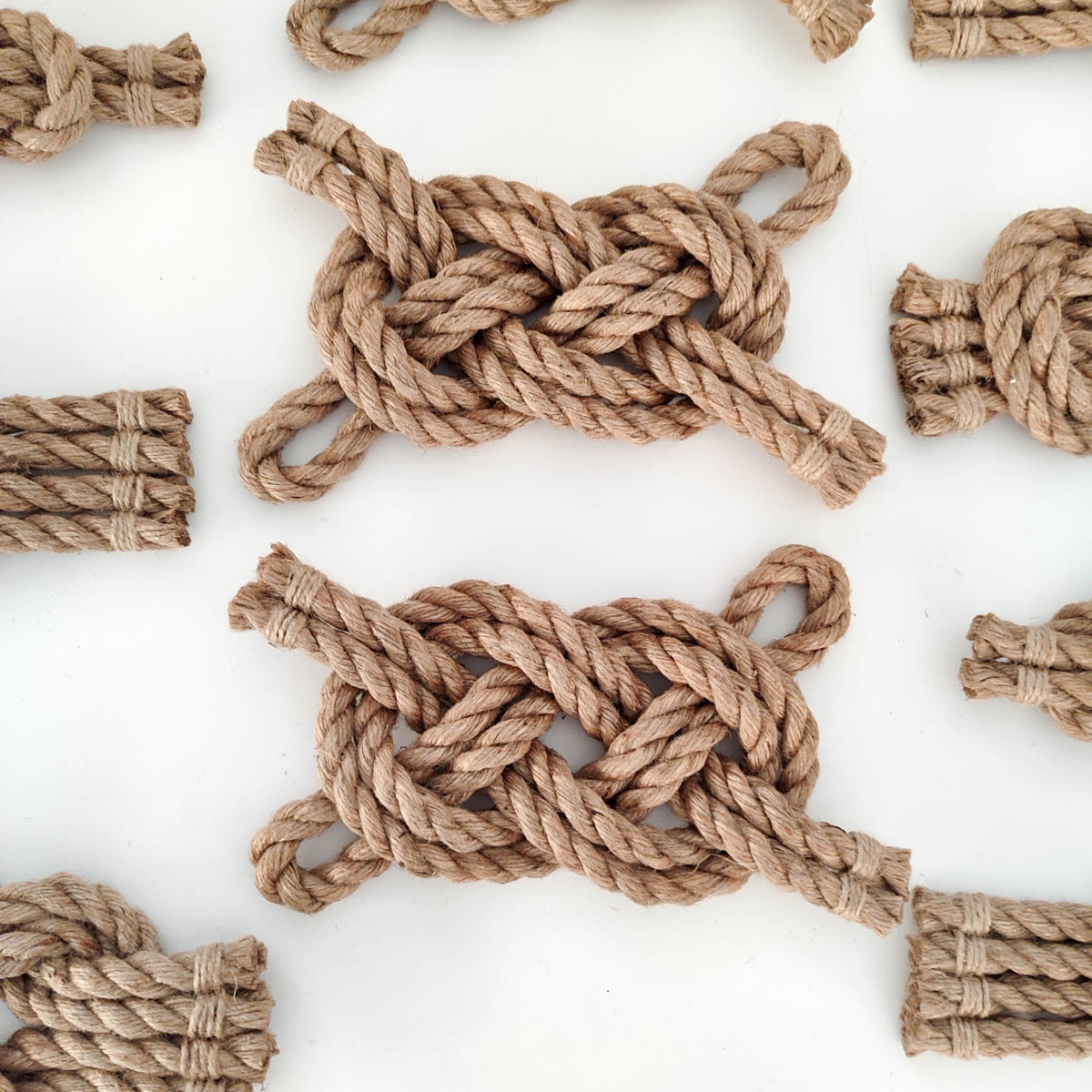 Fripp White Rope Knot Decor — view 4