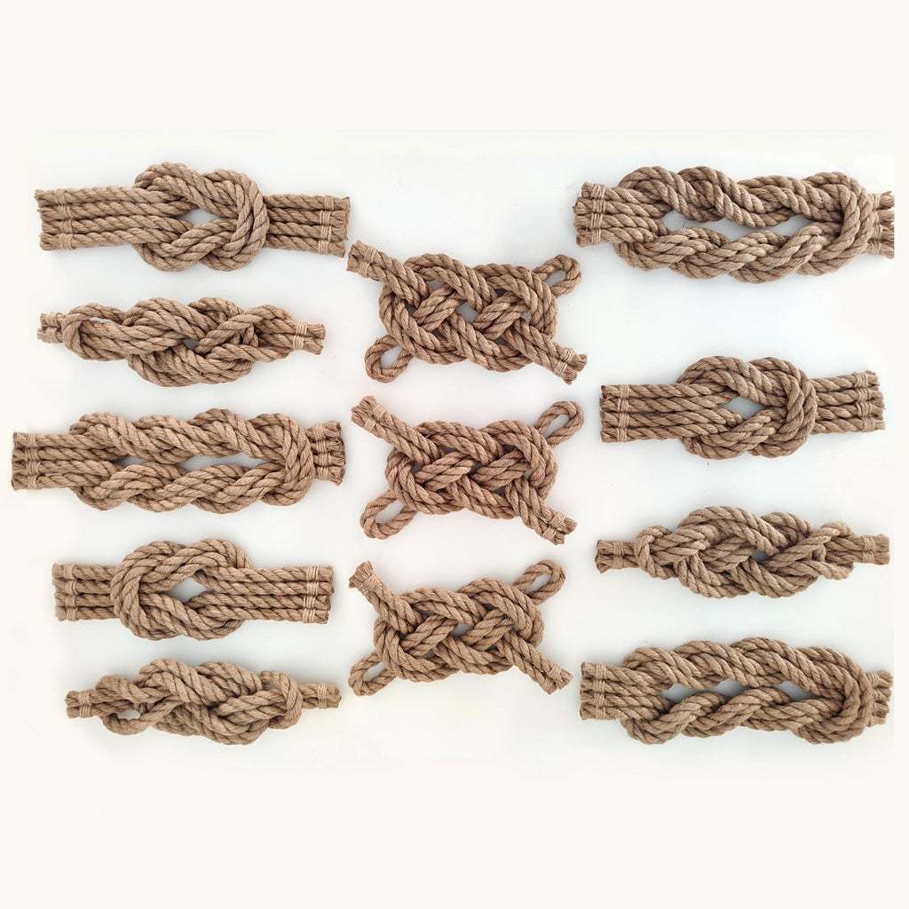 Fripp White Rope Knot Decor — Low Country Marine